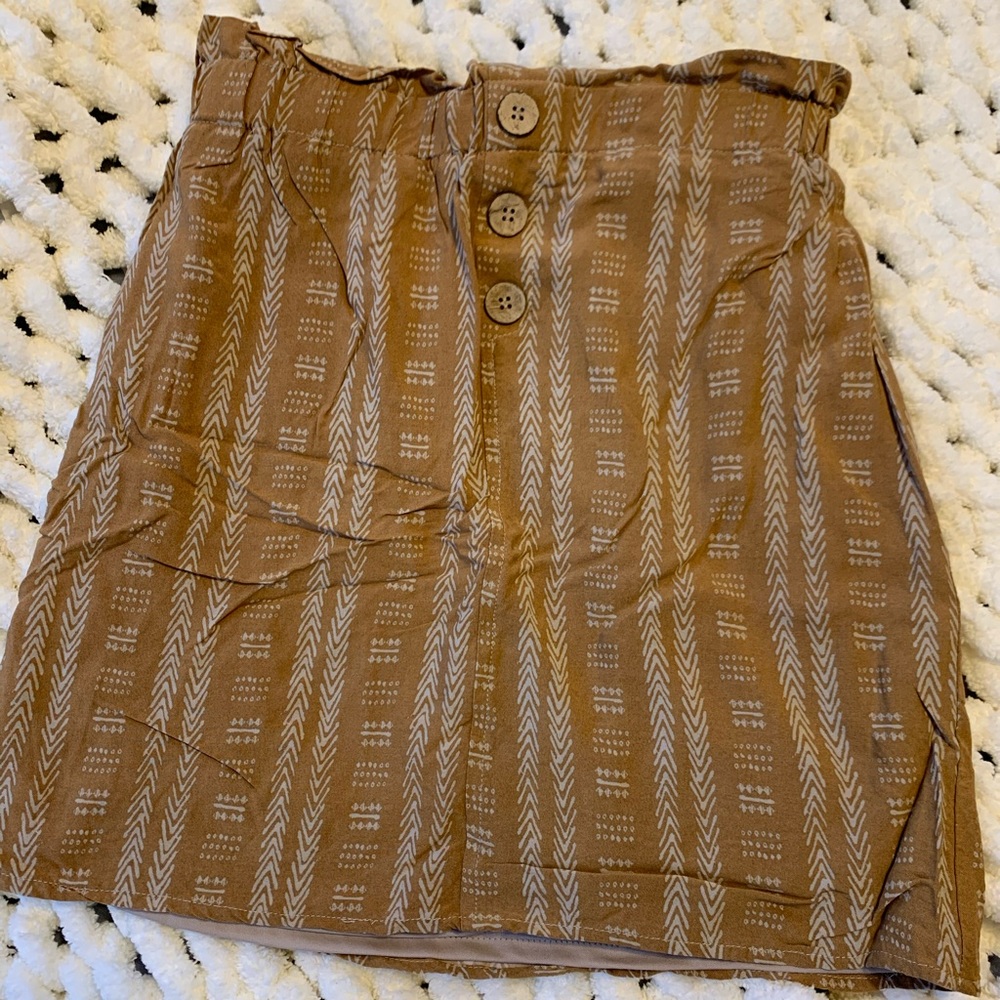 patterned skirt